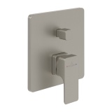 Cutout image of Villeroy & Boch Subway 3.0 Brushed Nickel Dual Outlet Bath/Shower Valve